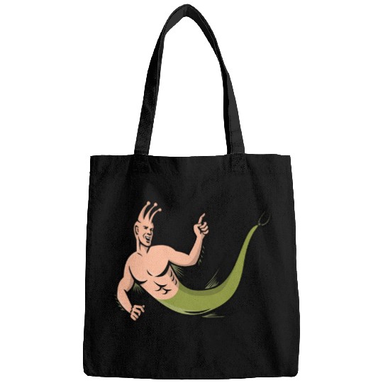 Sea Monkey Pointing Mascot Bags