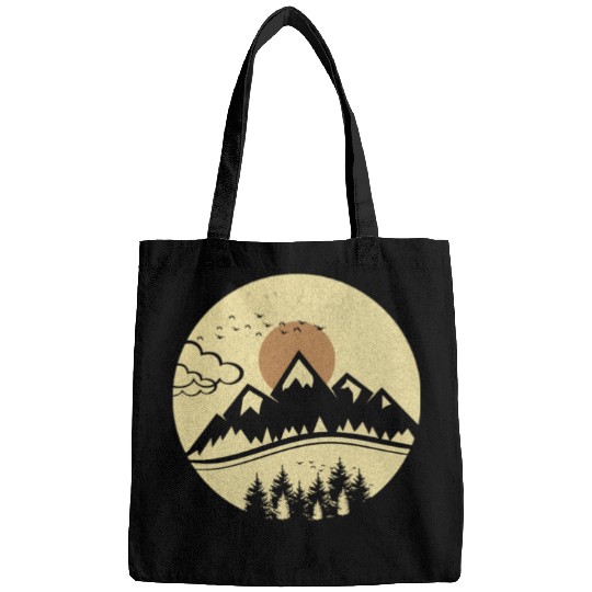 Tri blend Nature Print Bags