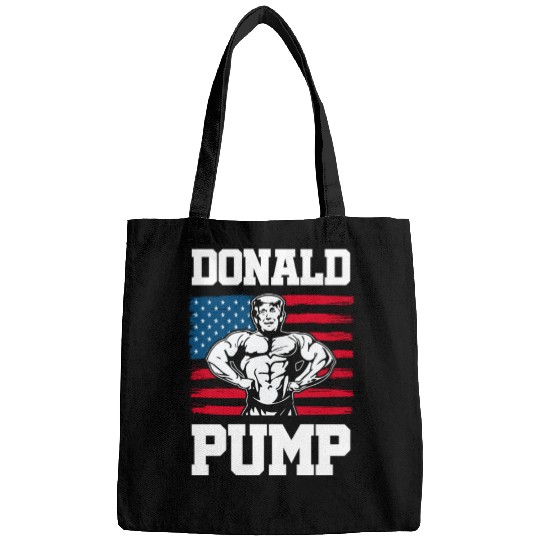 Donald Pump Trump Workout Patriotic Fitness Gym Fu Bags