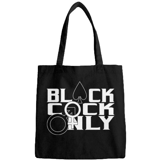 Black Cock Only BBC Cuckold Hotwife Alpha Beta Bags