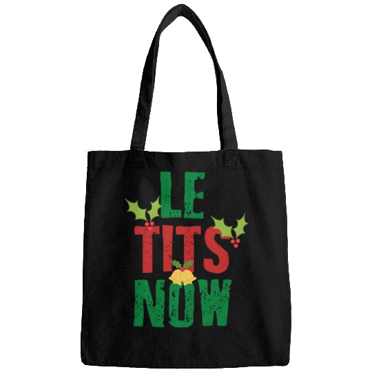 Le Tits Now - LET IT SNOW FUNNY CHRISTMAS PARTY Bags