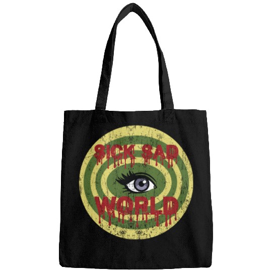Daria Sick Sad World Drippy Text Eye Logo Bags