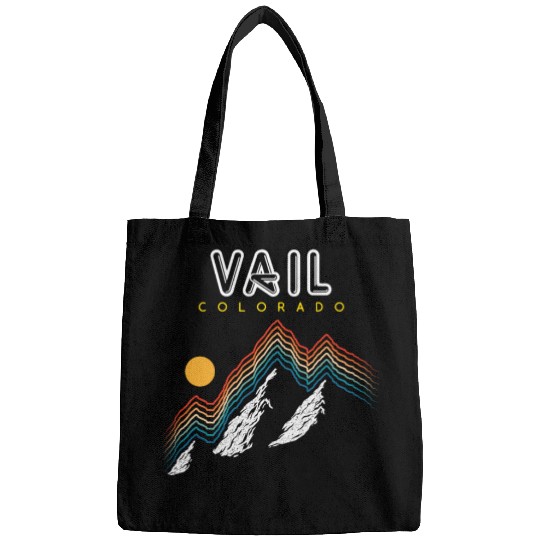 Vail Colorado Usa Ski Resort 1980S Retro Bags