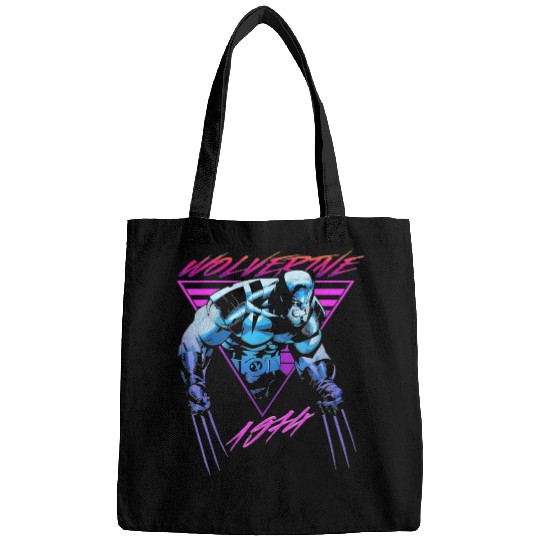 M-a-r-v-e-l W-o-l-verine Neon Retro Logan Graphic Bags