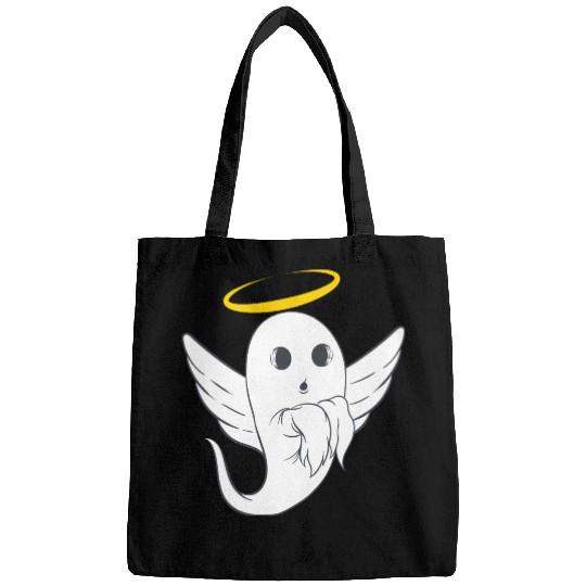 Angel Halo Wings Fly Happy Halloween Spooky Scary Bags