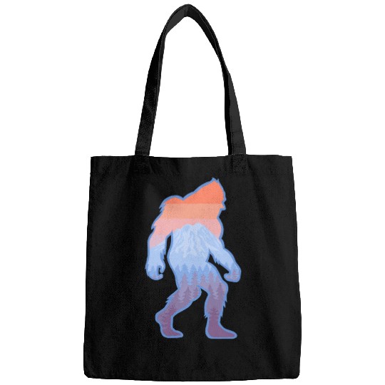 Mt Rainier Bigfoot Sasquatch Bags