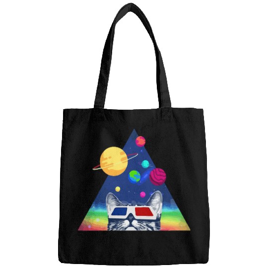 3D Space Cat Bags