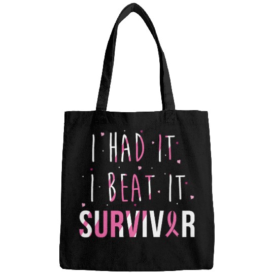 Breast Cancer Survivor I Had It I Beat It Bags