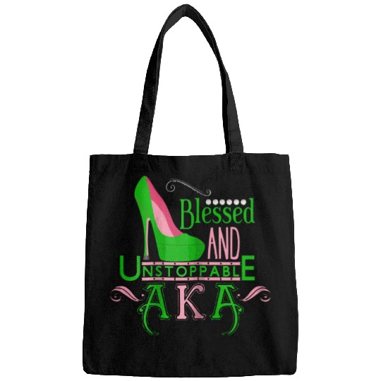 Womens AKA inspired Blessed AKA AKA sorority Alpha Bags