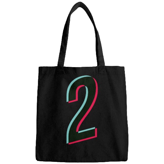2 - jersey number - Tiktok glitch Bags