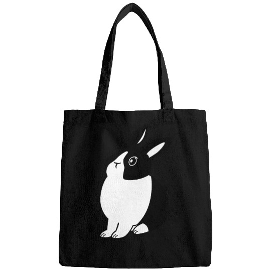 Black And White Dutch Rabbit Bags