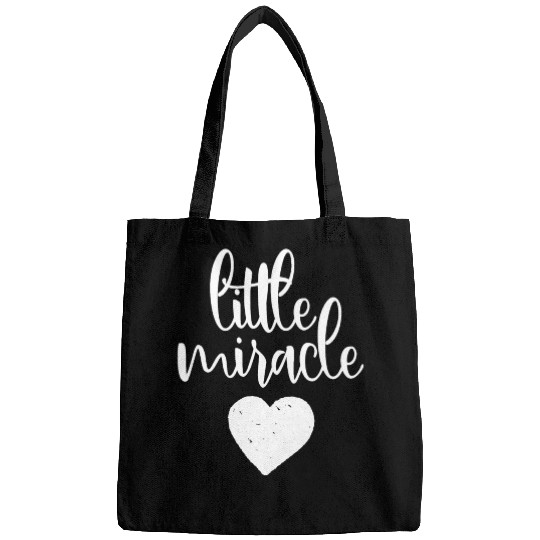 Little Miracle Newborn Announcement Baby Pregnancy Bags