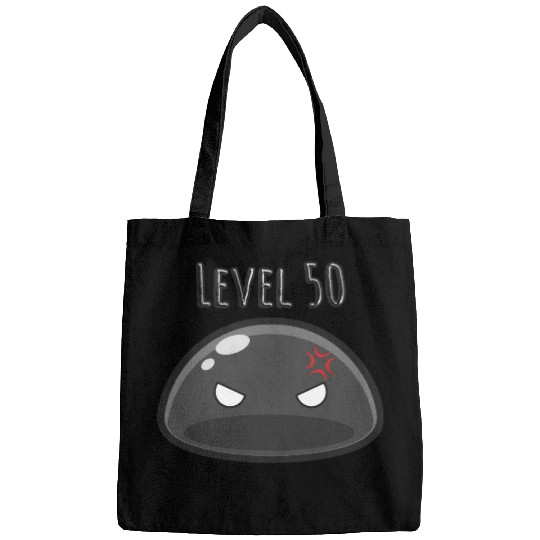 Cute Black Dungeon Slime Monster Weird Anime Bags