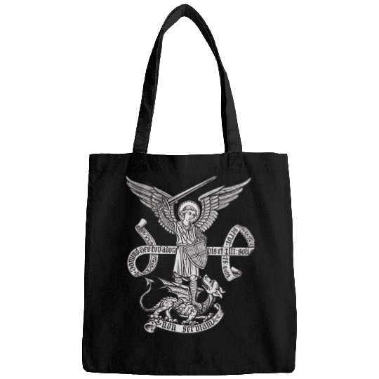 Saint St Michael Catholic Archangel Angel Defender Bags