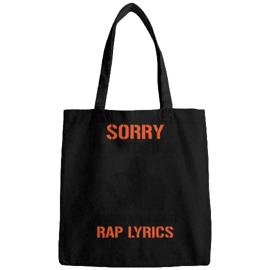 Rapper MC Hip Hop Rap Lyrics Freestyle Quote Bags