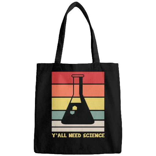 Y All Need Science Puns Cool Gifts For Geek Genius Bags