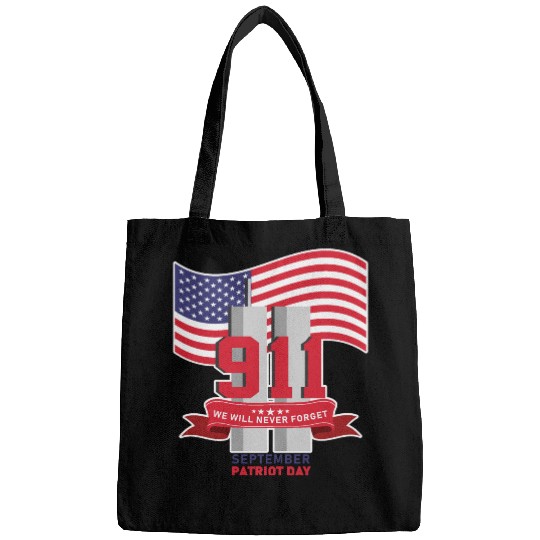 Patriot Day Never Forget 911 Anniversary Bags