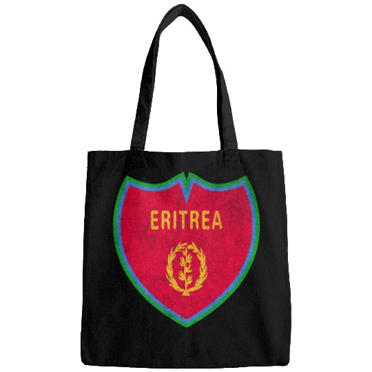 Eritrea Vintage crest flags design Bags