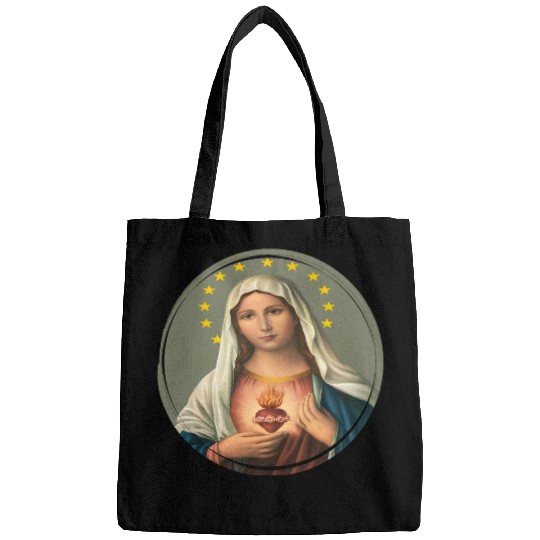 Virgin mary madonna maria ave maria catholic bibel Bags