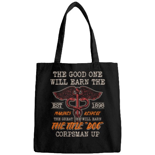 DOC Devil US Navy Corpsman Badass Army Veteran Bags