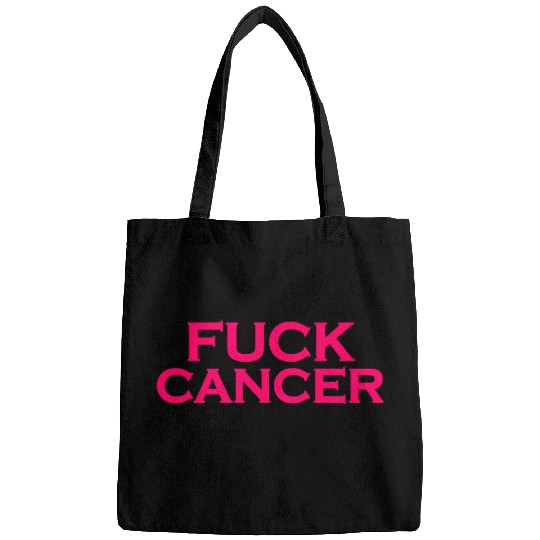 Fuck cancer Bags
