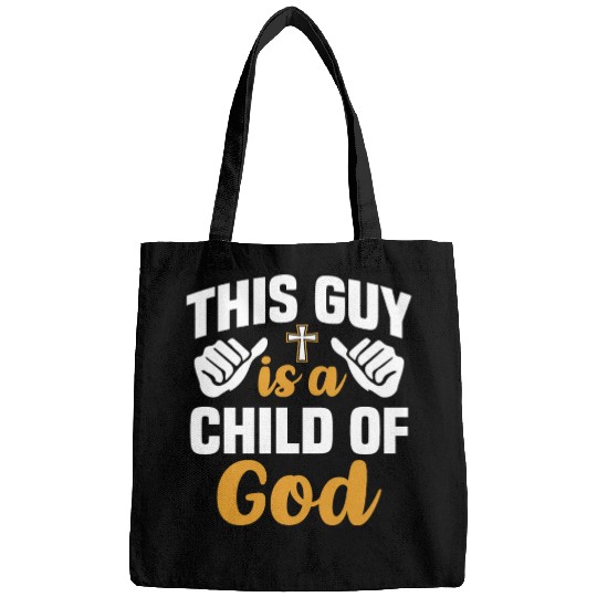Guy Child of God Christian Religious Apparel Bags