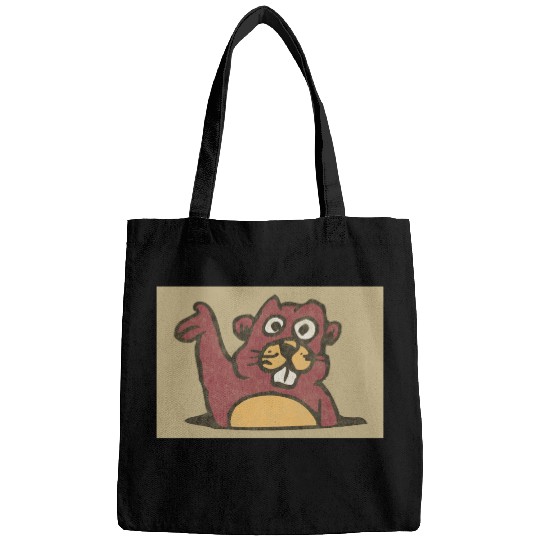 Gopher Vintage Style Distressed (Gold) Bags
