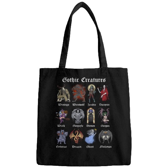 Cryptid Mythical Creatures Bags