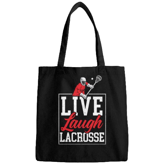Live Laugh Lacrosse Goalkeeper Goalie Sport Lax Bags