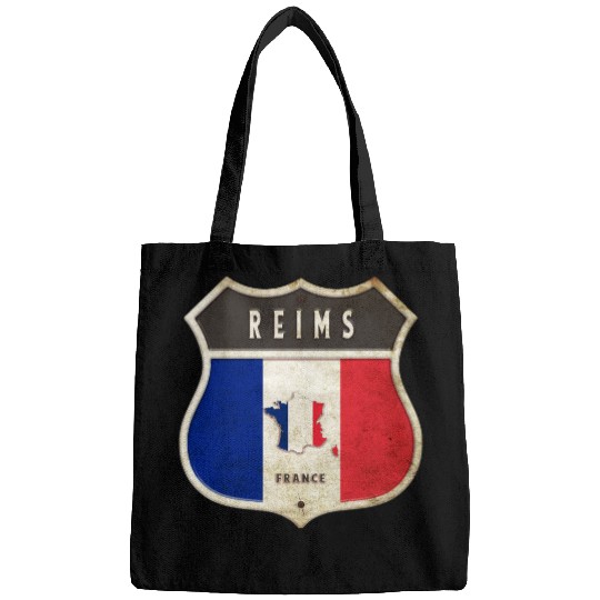 Reims France coat of arms flags design Bags