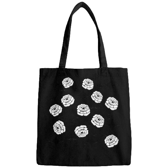Minimalist and celestial aesthetic flower design Bags