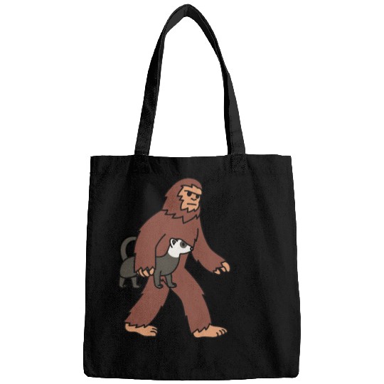 Bigfoot Sasquatch Walking Ferret Bags