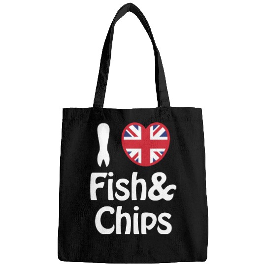 I Heart [Love] Fish & Chips Bags