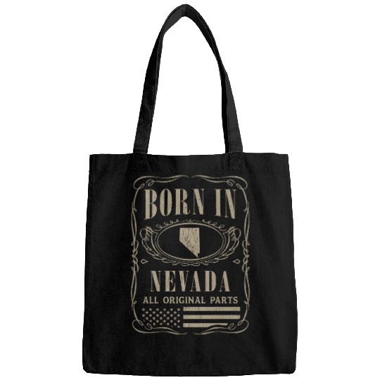Vintage America US States Born Nevada Bags