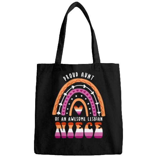 Proud Aunt Awesome Lesbian Niece Bags