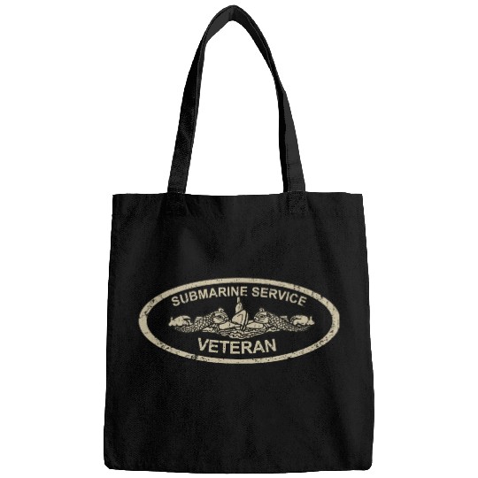 Vintage Us Navy Submarine Service Veteran T Bags
