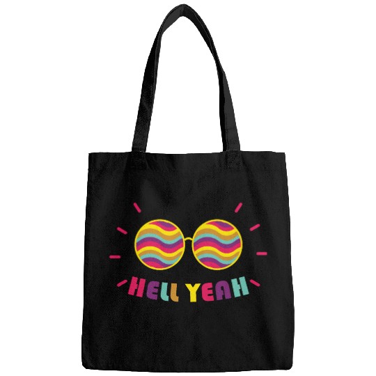 Pride Month - Hell Yeah - Rainbow Glasses Bags