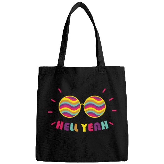 Pride Month - Hell Yeah - Rainbow Glasses Bags