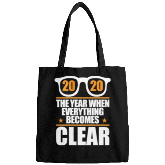 2020 Year When Everything Becomes Clear Holiday Bags