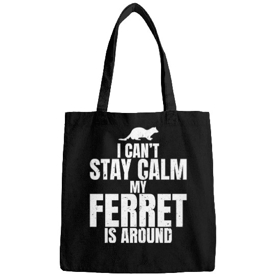 Pet Owner Ferret Make Me Happy Lifestyle Gift Idea Bags