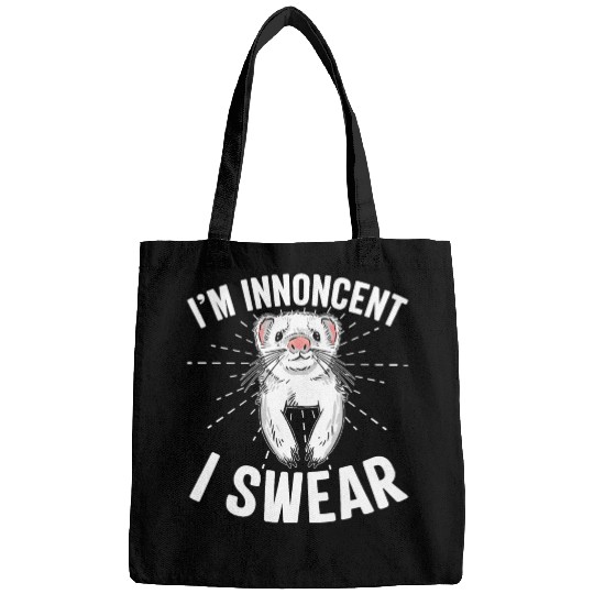 Ferret Keeper Animal Rights Pet Lovers Lifestyle Bags