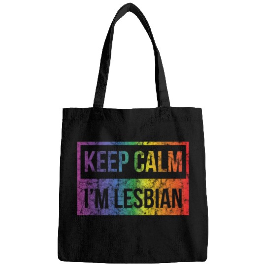 LGBT Gay Pride Lesbian Keep Calm I'm Lesbian Bags