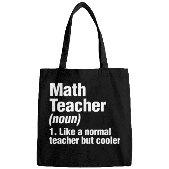 Math Teacher Definition Bags