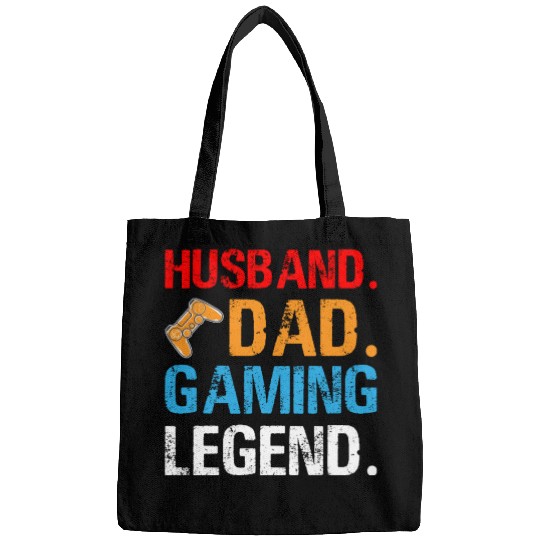 Husband Dad Gaming Legend Gift for Daddy Bags