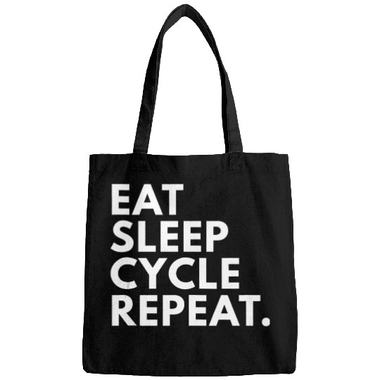 Eat Sleep Cycle Repeat Novelty Cycling Gift Bags