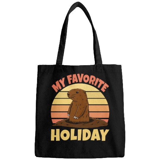 My Favourite Holiday Groundhog Bags