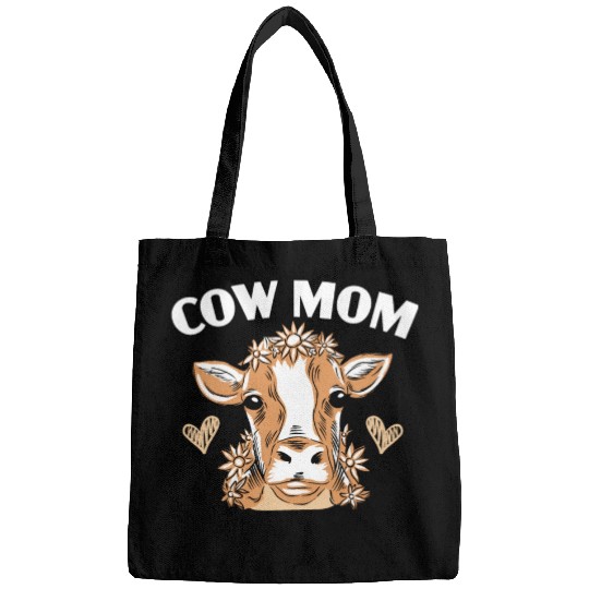 Cow Mom Heifer Cow Whisperer Cow Farming Farm Bags