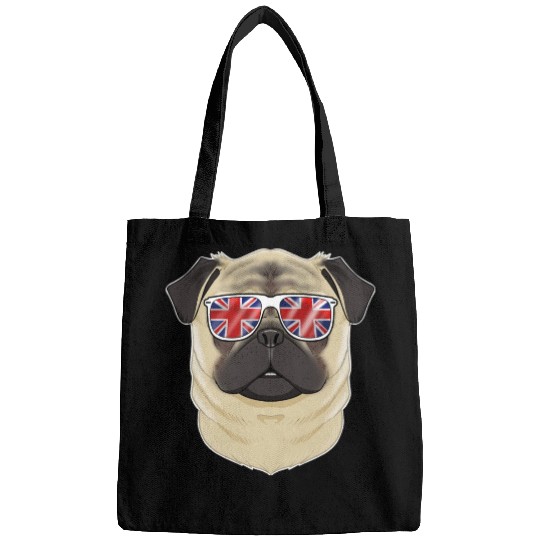 Pug UK Sunglasses I English Flag I Union Jack Bags