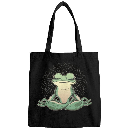 Frog Making Yoga Bags
