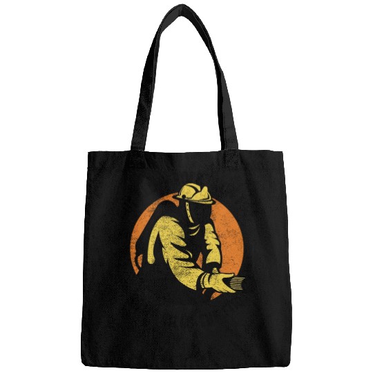 Firefighter Kills The Fire Bags